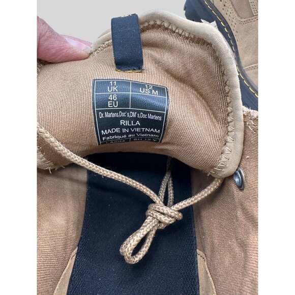 Dr Martens  Size 12 Combat Boots Lace-Up Style Punk Goth Platform Ankle Boots - Picture 9 of 14